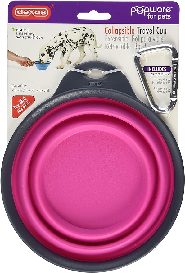 Dexas Popware for Pets Collapsible Travel Cup