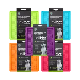 LickiMat Classic Soother Slow Feeder Dog Lick Mat